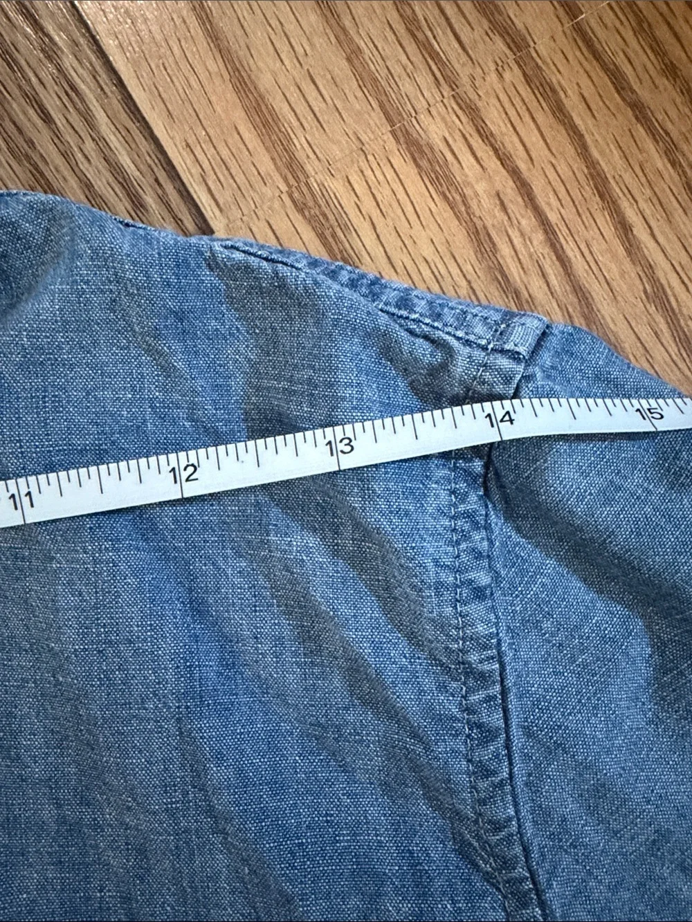J. Crew Light Blue Denim Button-Down Shirt